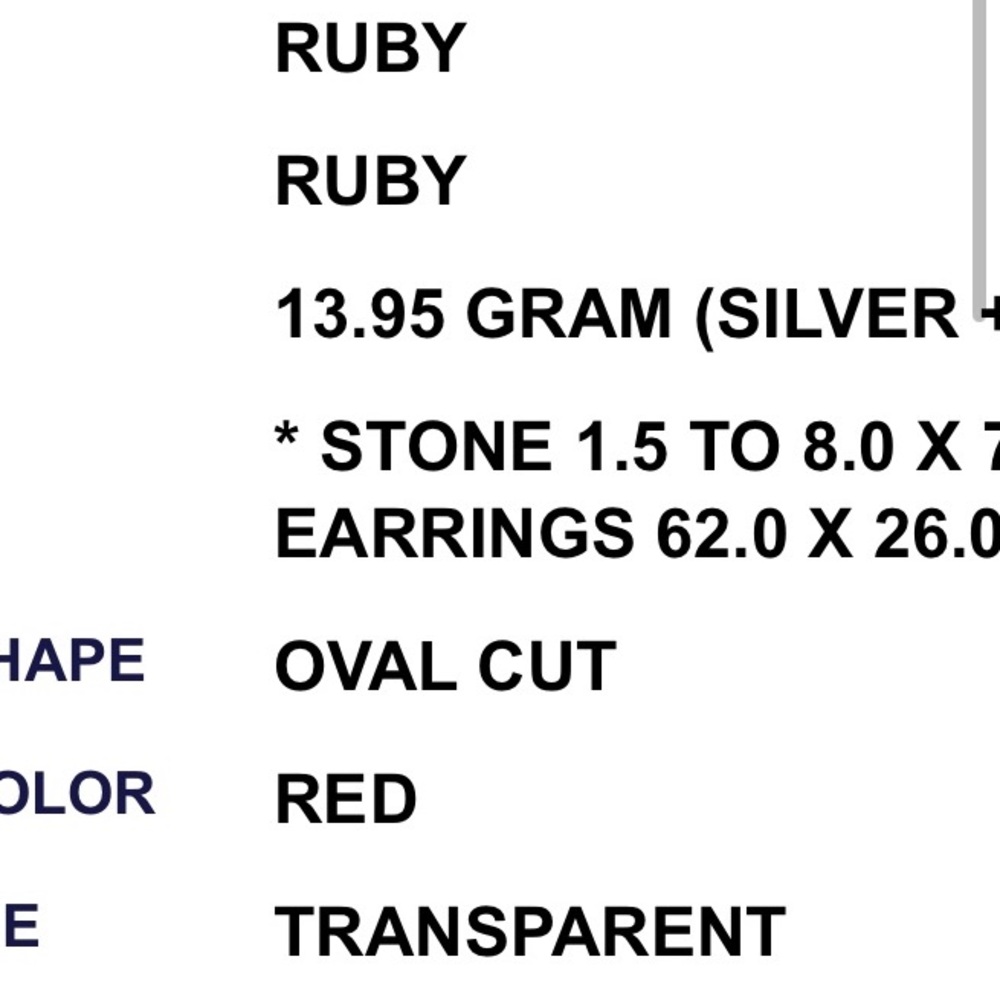 Genuine Ruby Earrings Wow Factor - image 4